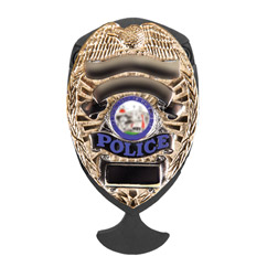 Shield Badge Holder Knife