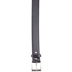 1.75" Basketweave Leather Belt