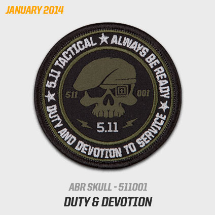 5.11 TACTICAL POTM MAY 2020 511077 HOME OF THE BRAVE USA MILITARY POLICE PATCH 